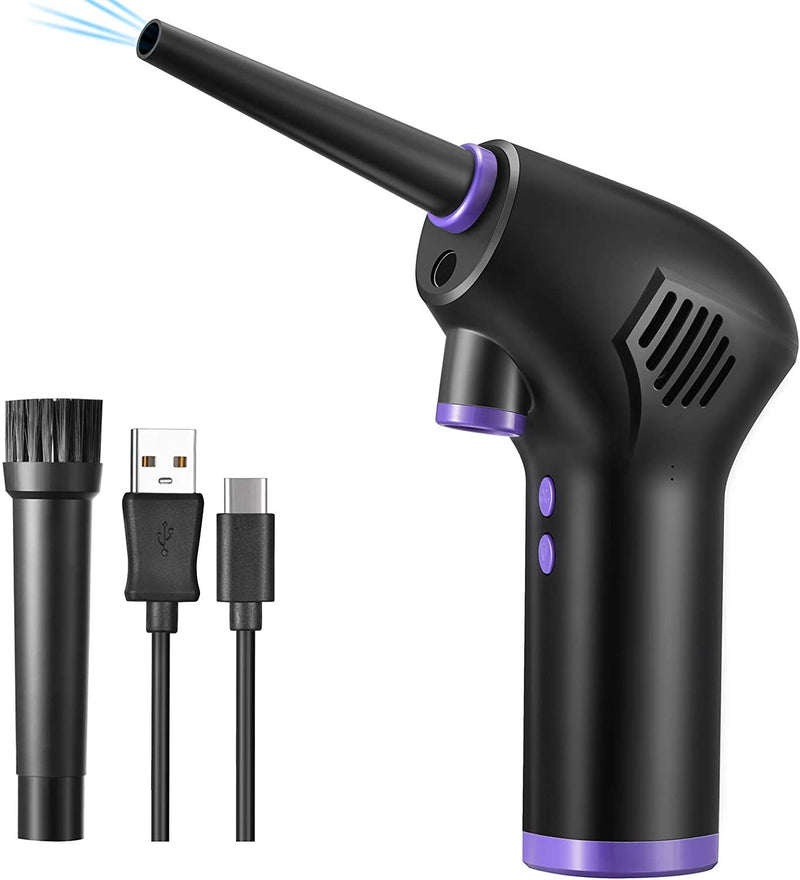 Cordless Air Duster Compressed Air Blower Electric Air Duster for Computer Keyboard Camera