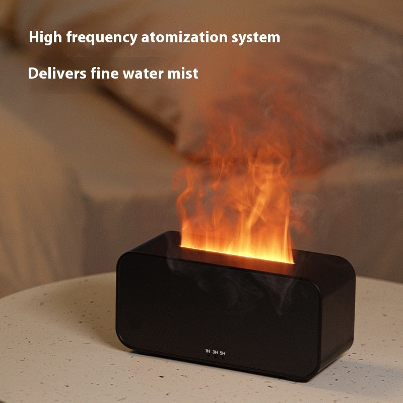 Timing Simulation Aroma Diffuser Usb Household Flame Humidifier  Aromatherapy