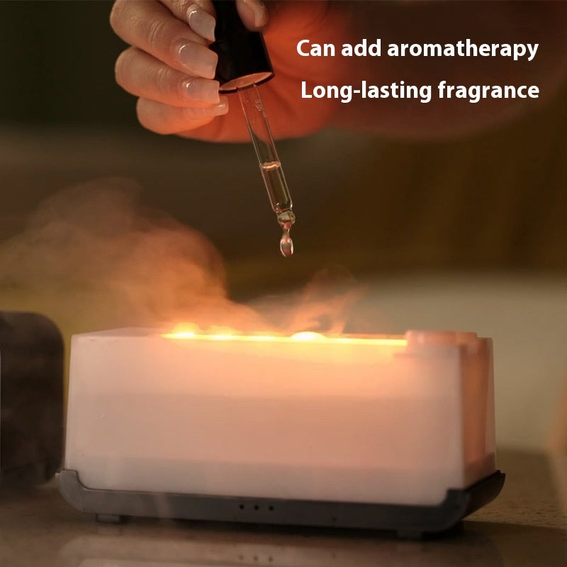 Timing Simulation Aroma Diffuser Usb Household Flame Humidifier  Aromatherapy