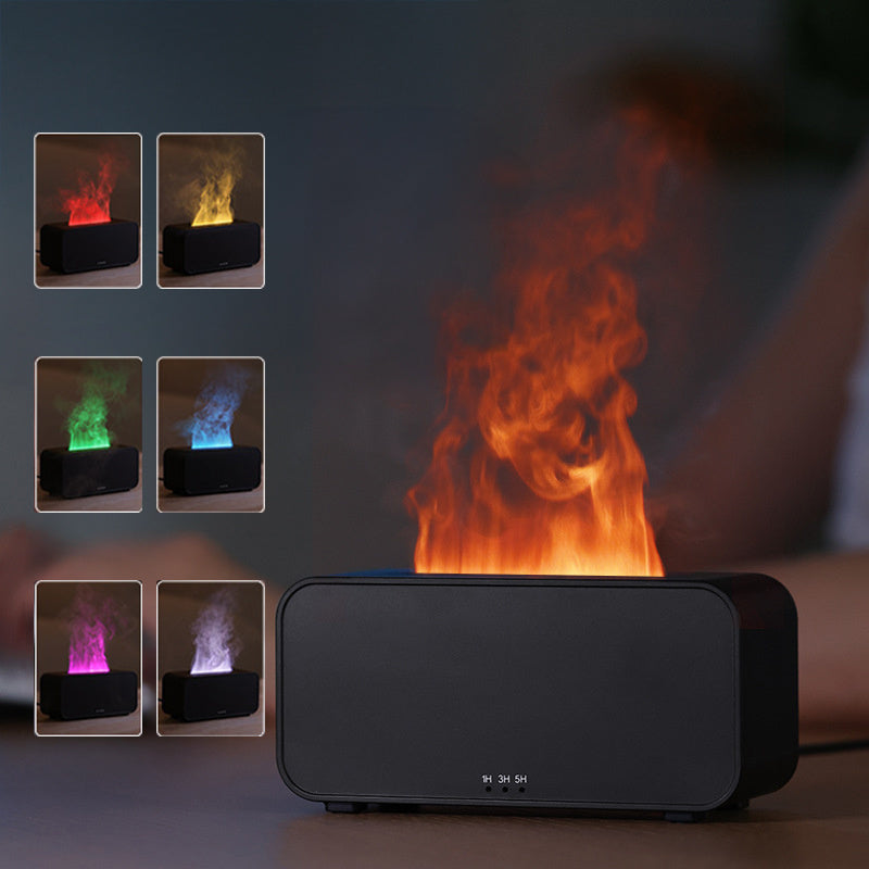 Timing Simulation Aroma Diffuser Usb Household Flame Humidifier  Aromatherapy